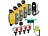Royal Gardineer WLAN-Bewässerungscomputer, 4-Wege-Verteiler, Feuchtigkeitssensor, App Royal Gardineer
