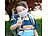 newgen medicals 20er-Set kleine Mund-Nasen-Masken für Kinder, Ohrschlaufen, gemustert newgen medicals 