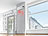 Sichler Haushaltsgeräte WLAN-Keramik-Wandheizlüfter, LED-Display, 2.000 W, Versandrückläufer Sichler Haushaltsgeräte WLAN-Wandheizlüfter