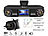 NavGear QHD-Dual-Dashcam mit 2 Kameras, G-Sensor, IR-Nachtsicht und GPS NavGear 