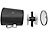PEARL Mini-USB-Tischventilator im Turbinen-Design, Versandrückläufer PEARL Mini-USB-Tischventilatoren, Vollmetall