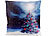 infactory 2er-Set Deko-Weihnachtskissen "Tannenbaum" mit LEDs, 45 x 45 cm infactory LED-Deko-Weihnachtskissen