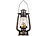infactory Deko-LED-Laterne im Öllampen-Look, mit Schneewirbel und Weihnachtsmann infactory LED-Laternen mit Schneewirbel