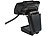Somikon Full-HD-USB-Webcam mit 5 MP, Autofokus und Dual-Stereo-Mikrofon Somikon