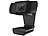 Somikon Full-HD-USB-Webcam mit 5 MP, Autofokus und Dual-Stereo-Mikrofon Somikon Webcams