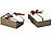 Your Design 3er-Set edle Geschenk-Boxen mit brauner Schleife, 3 Größen Your Design Geschenkboxen