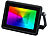 Luminea Home Control WLAN-RGB-CCT-Fluter, App, Sprachsteuerung, 1.500 lm, 20 W, IP65 Luminea Home Control Wetterfeste WLAN-Fluter mit RGB-CCT-LEDs, App-Steuerung