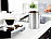 Rosenstein & Söhne 2er-Set Kaffeedosen mit Kalenderblatt, C02-Freigabeventil & Messlöffel Rosenstein & Söhne Edelstahl-Kaffeedosen mit Kalenderblatt