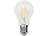 Luminea 2er-Set LED-Filamentlampen, Dämmerungssensor, E27, 8W, 806lm, warmweiß Luminea LED-Filament-Lampen mit Dämmerungssensor