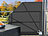 Royal Gardineer Sichtschutz-Fächer für Balkon, 140 x 140 cm, anthrazit Royal Gardineer Balkon Sichtschutz
