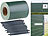 Royal Gardineer Sichtschutz-Folie für Stabmattenzäune, 28 Klemmstreifen, 35 m x 19 cm Royal Gardineer Sichtschutze für Stabmattenzäune