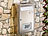 Lunartec Edelstahl-Briefkasten mit Solar-Leucht-Hausnummer Lunartec