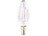 Luminea 3er-Set LED-Filament-Kerzen, E14, E, 4,2 W, 470 Lumen, 345°, warmweiß Luminea LED-Filament-Kerzen E14 (warmweiß)
