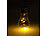 Lunartec 2er-Set Solar-LED-Lampe in Glühbirnen-Form, 3 warmweiße LEDs, 2 lm Lunartec LED-Solar-Birnen
