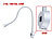 Lunartec LED-Bett- & Leseleuchte mit Schwanenhals (Versandrückläufer) Lunartec Schwanenhals Bett- & Leselampen mit USB-Ladebuchse