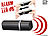 VisorTech Superkompakter Personenalarm in Lippenstift-Optik, 110 dB VisorTech Taschenalarme