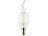 Luminea LED-Filament-Kerze, Ba35, E14, 470 lm, 4 W, 360°, 6.500 K, 10er-Set Luminea LED-Filament-Kerzen, tageslichtweiß