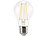 Luminea LED-Filament-Lampen, 806 Lm, 6 Watt, 6.500 K, tageslichtweiß, 4er-Set Luminea LED-Filament-Tropfen E27 (tageslichtweiß)