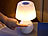 Lunartec LED-Tischlampe, PIR- & Licht-Sensor, warmweiß & tageslichtweiß, 30 lm Lunartec