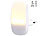 Lunartec 2 kompakte LED-Steckdosen-Nachtlichter, Dämmerungssensor, 1 lm, 0,25 W Lunartec LED-Steckdosen-Nachtlicht mit Dämmerungssensor