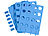 PEARL Wäsche-Faltbrett für Hemden & Co., 68 x 57 cm, blau, klappbar PEARL 