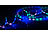 Lunartec 2er-Set Solar-LED-Streifen, 90 LEDs in Pink, Grün & Blau, 3m, IP65 Lunartec Solar-LED-Streifen