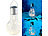 Lunartec 2er-Set Deko-LED-Glühbirne im Crackle-Glas-Design, Solar-Sensor Lunartec LED-Solar-Birnen