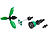 Royal Gardineer 3in1-Gartendusche, Rasensprinkler & Wassernebler, Versandrückläufer Royal Gardineer Schwanenhals-Gartenschlauch-Duschen & Aircooler