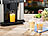 Rosenstein & Söhne Eiswürfelmaschine & Wasserspender V2 mit XL-Display, Versandrückläufer Rosenstein & Söhne Eiswürfelbereiter mit Eiswasserspender