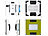 Sichler Haushaltsgeräte Reinigungs-Roboter-Set für Fenster & Böden: HOBOT-298 & LEGEE-688 Sichler Haushaltsgeräte WLAN-Staubsaug- & Bodenwisch-Roboter, kompatibel mit Google Assistant und Siri