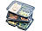 Rosenstein & Söhne 10er-Set Lebensmittel-Boxen mit je 3 Trennfächern & Deckel, 1,2 l Rosenstein & Söhne