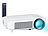 SceneLights LED-LCD-Beamer mit Media-Player, 1920x1080 Full HD (Versandrückläufer) SceneLights LED-Heim-Beamer