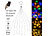 Lunartec Christbaum-Überwurf-Lichterkette, 320 RGBW-LEDs, Bluetooth & App, IP44 Lunartec Weihnachtsbaum-Überwurf-Lichterketten mit Bluetooth & App-Steuerung