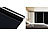 infactory 4er-Set Sichtschutzfolie mit UV-Schutz, selbstklebend, 50 x 200 cm infactory Dunkle Sichtschutz-, Wärmeschutz- und UV-Schutz-Folien