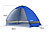 Semptec Urban Survival Technology Pop-up-Strandzelt für 2 Personen, Belüftung, 200 x 120 x 130 cm, UV50+ Semptec Urban Survival Technology