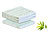PEARL 10er-Set Bambusfaser-Putztücher, 6x 40 x 40 cm und 4x 22 x 19 cm PEARL Bambus-Reinigungstücher