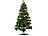 infactory Künstlicher Weihnachtsbaum, grün, 180cm, 465 PVC-Spitzen,  300 LEDs infactory Weihnachtsbäume mit LED-Beleuchtung