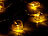 Lunartec Herz-Lichterkette gold, batteriebetrieben Lunartec LED-Lichterketten für innen (Valentinstage)