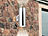 Lunartec Wandleuchte aus Edelstahl, 2 x GU10 Sockel (ohne Leuchtmittel) IP44 Lunartec Außen-Wandlampen