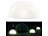 Lunartec Solar-Leuchthalbkugel mit weißen LEDs, 4er-Set Lunartec