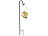 Lunartec Halloween Solar Schädel-Leuchte für den Garten, 1 gelbe LED Lunartec Totenköpfe