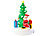 infactory Selbstaufblasendes XXL Weihnachtsbaum-Karussell, 150 cm infactory Selbstaufblasende Weihnachtsbäume