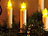 Lunartec LED-Weihnachtsbaumkerzen mit Funk-Fernbedienung, 10er-Set Lunartec Kabellose LED-Weihnachtsbaumkerzen mit Funk-Fernbedienungen