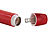 Britesta LED-Stabkerze mit beweglicher Flamme und Fernbedienung, rot Britesta Echtwachs LED Stabkerzen mit beweglichen Flammen