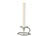 Britesta LED-Stabkerze mit silbernem Kerzenhalter, bewegliche Flamme, weiß Britesta Echtwachs LED Stabkerzen mit beweglichen Flammen