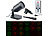 Lunartec Motiv-Laser-Projektor mit 6 Muster, Timer, Fernbedienung, IP65 Lunartec Motiv-Laser-Projektoren