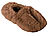 Erwärmbare Hausschuhe: infactory Aufwärmbare Flausch-Pantoffeln mit Traubenkern-Füllung, Größe 42 - 44