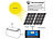 revolt Faltbares Solarpanel, USB-Laderegler, 4 monokrist. Solarzellen, 50 W revolt Mobile Solarpanels & Solar-USB-Laderegler
