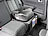 Lescars Kindersitz-Unterlage "Basic" fürs Auto, 3 Netztaschen, Isofix-geeignet Lescars Autositz-Schutzunterlagen mit Netztaschen