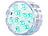 Lunartec 8er-Set RGB-LED-Unterwasserleuchten mit Fernbedienung, IP68 Lunartec 